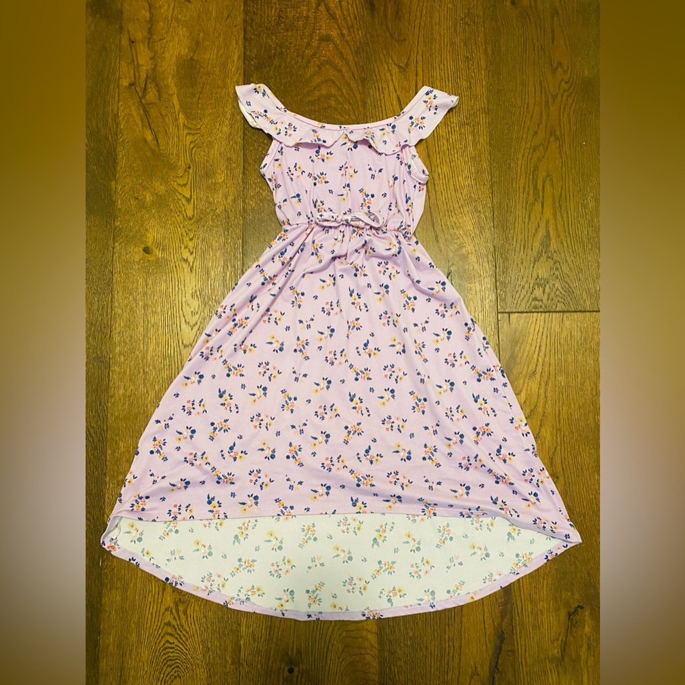 Pink Crush Purple Dress with Flowers